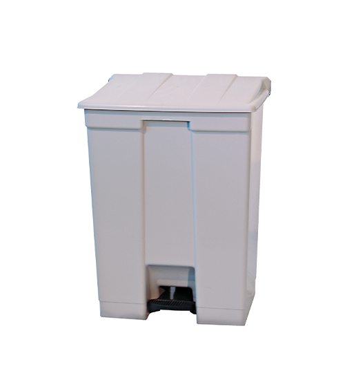 Coletor Branco com Pedal 60L
