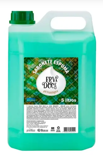 Sabonete Espuma Erva Doce Suave Deoline